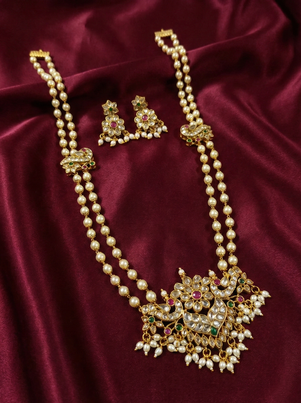 Kemp Pearl Rani Long Necklace Set