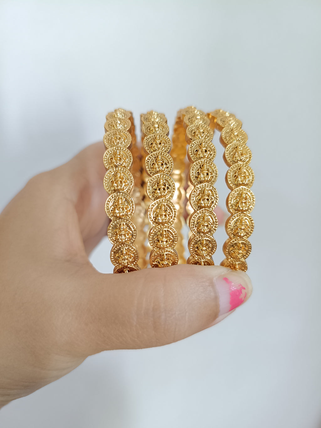Lakshmi Coin Bangles of 4 V4