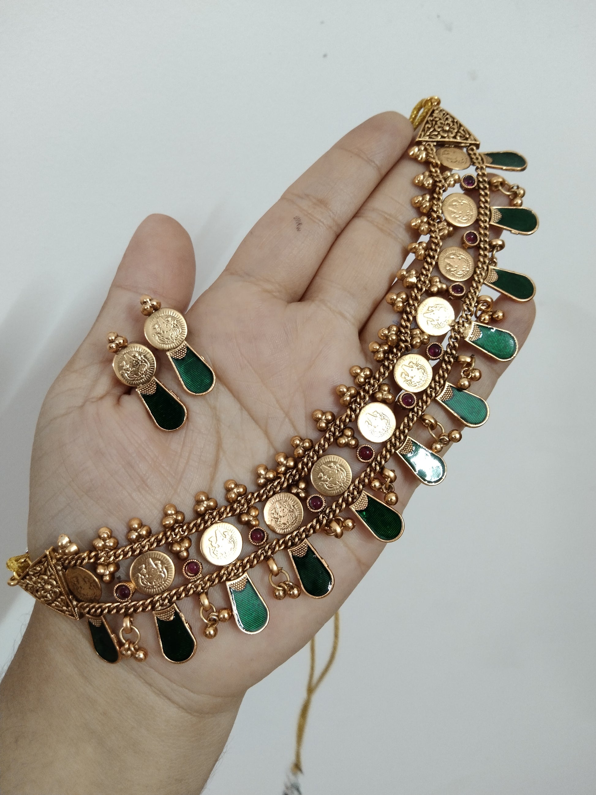 Palakka Coin Choker Set