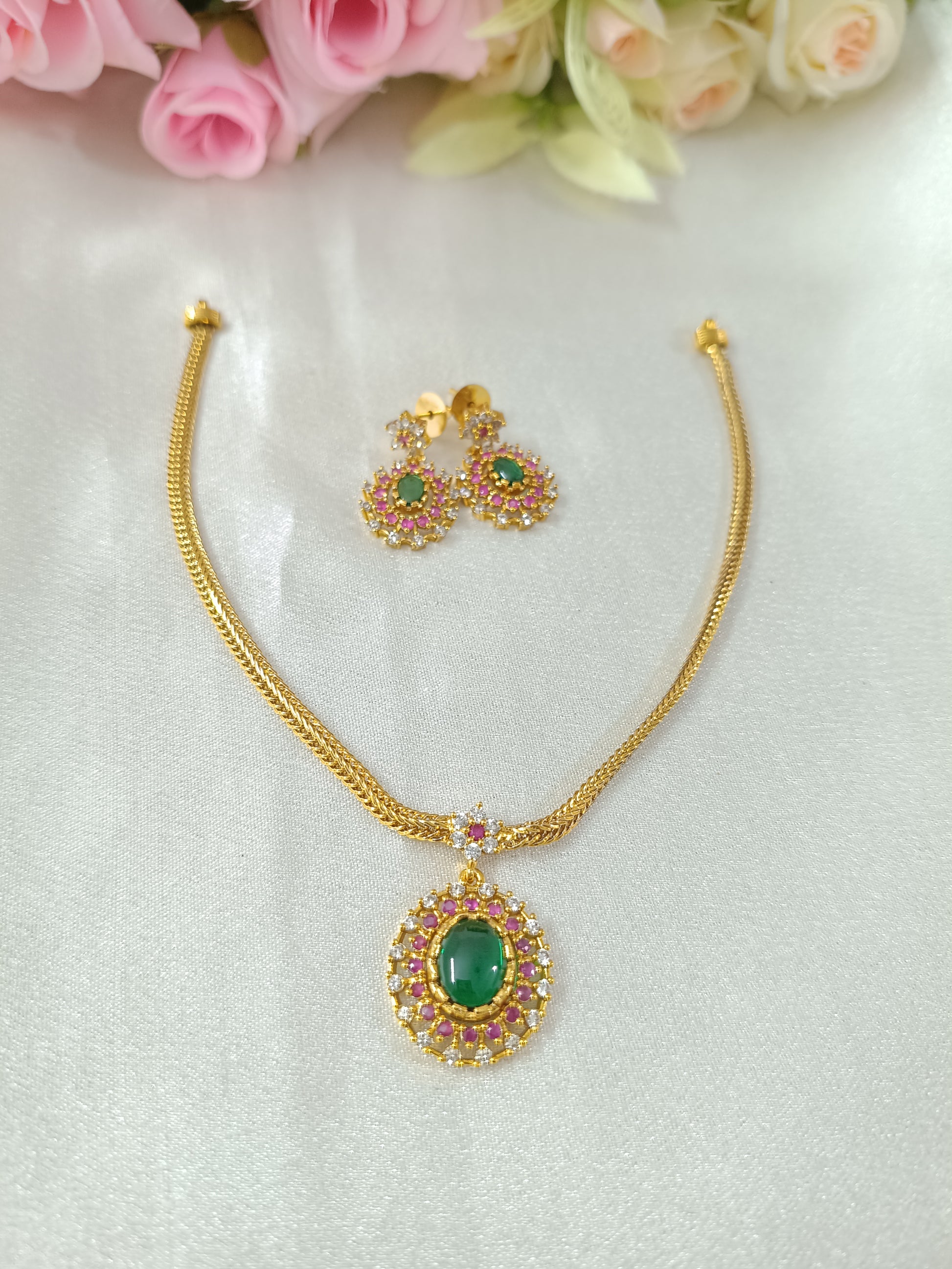 AD Pendant Necklace Set V24
