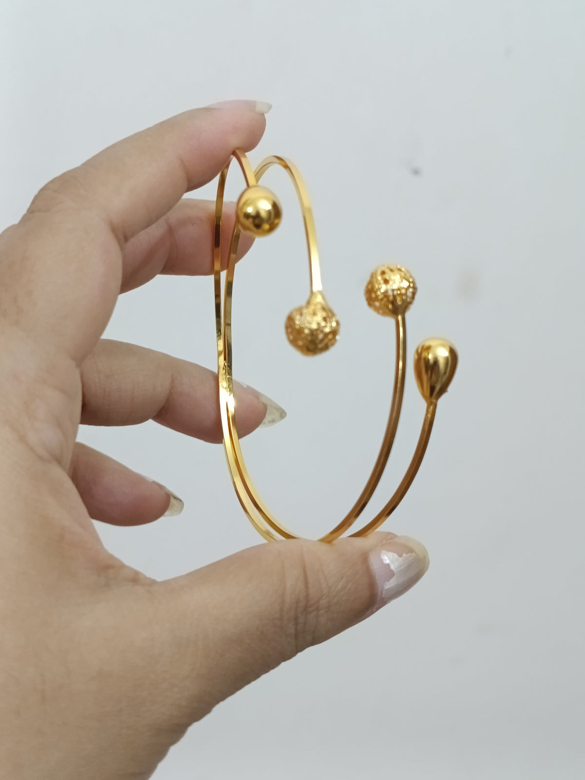 Micro Polish Open Bangle V3