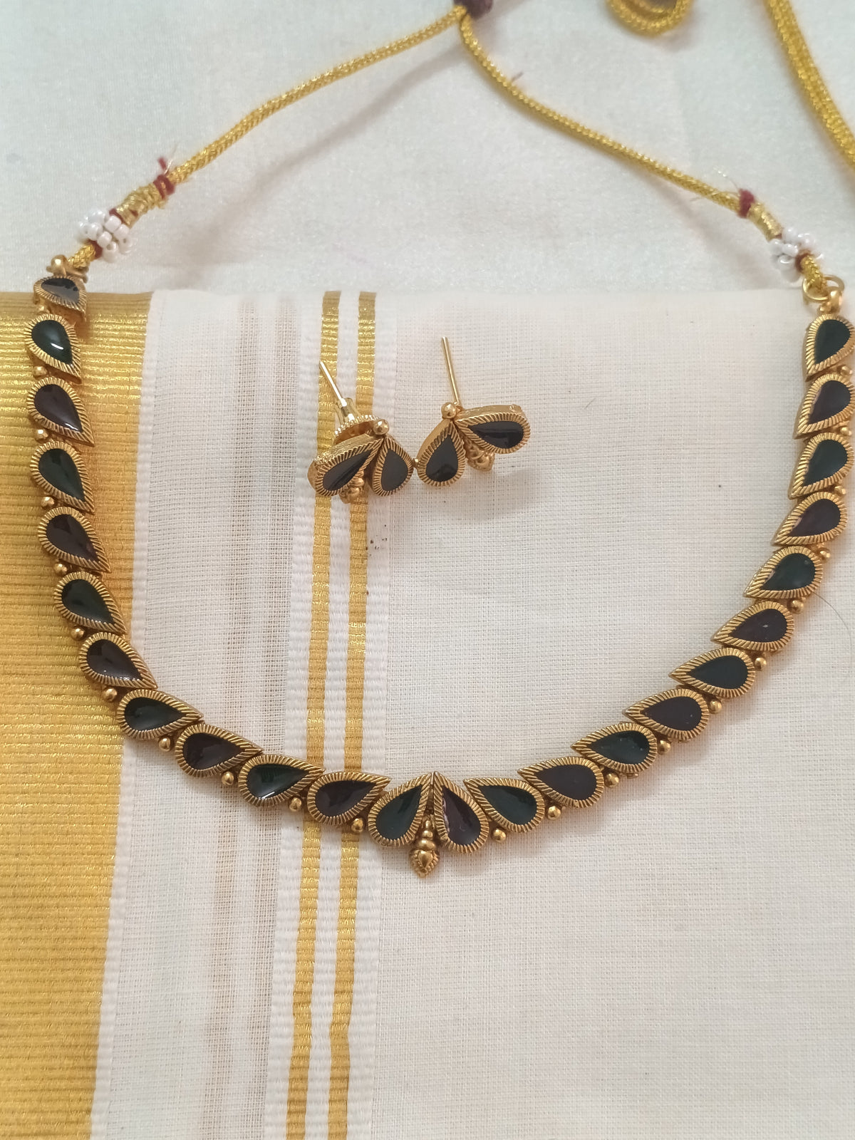 Fusion Palakka Necklace Set V6