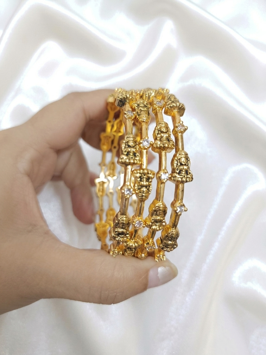Lakshmi AD Bangle Set of 4 V1