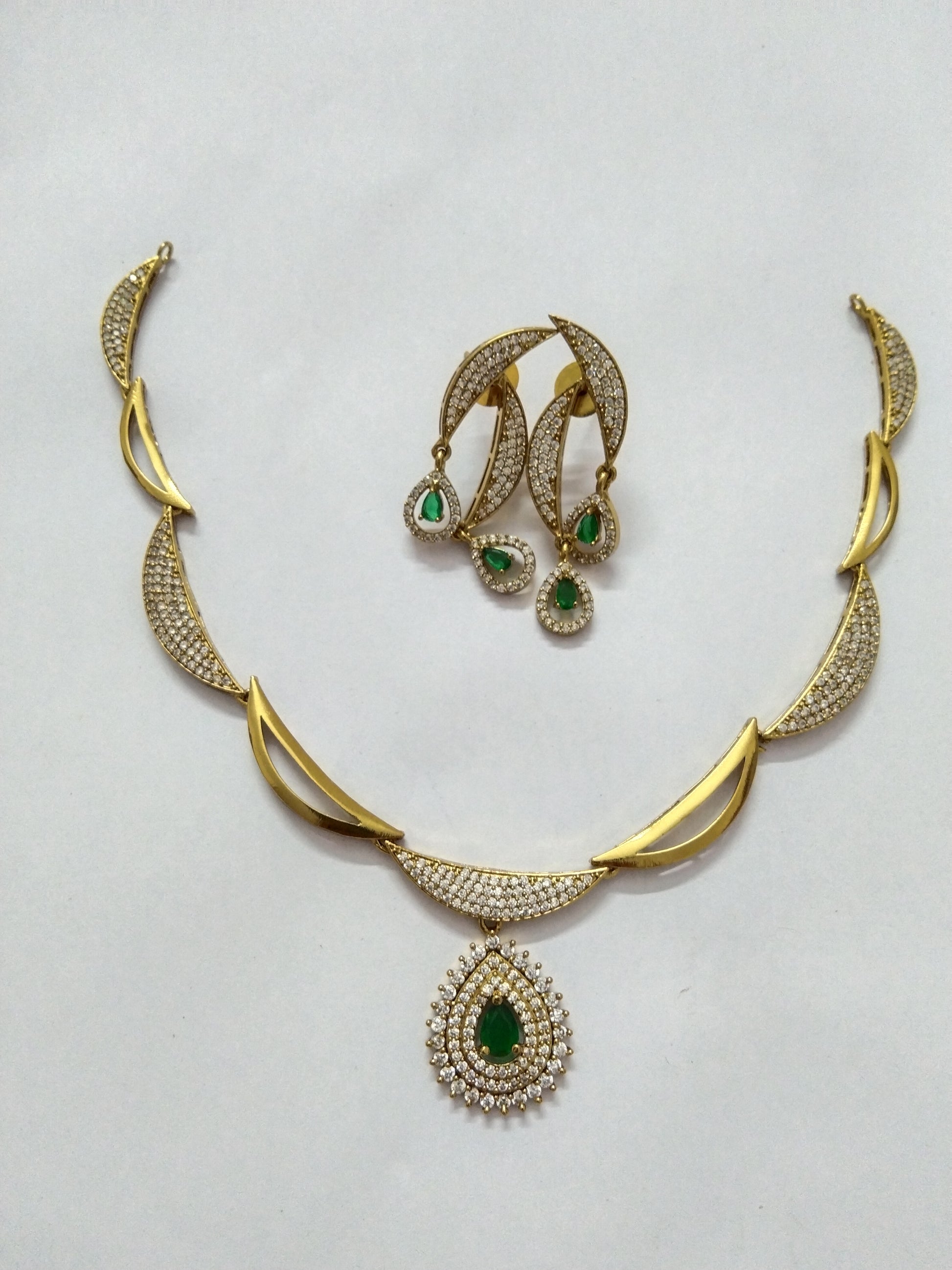 AD Stone Necklace Set v9