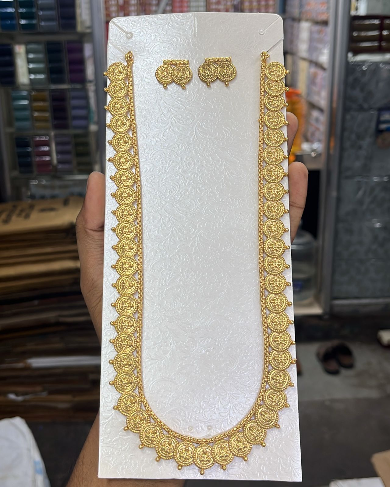 Simple Coin Long Necklace
