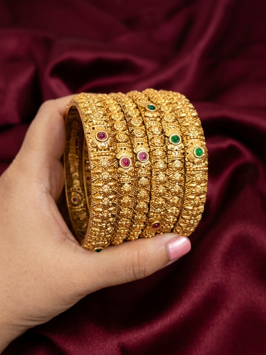 Non Idol Bangle Set of 6 V3