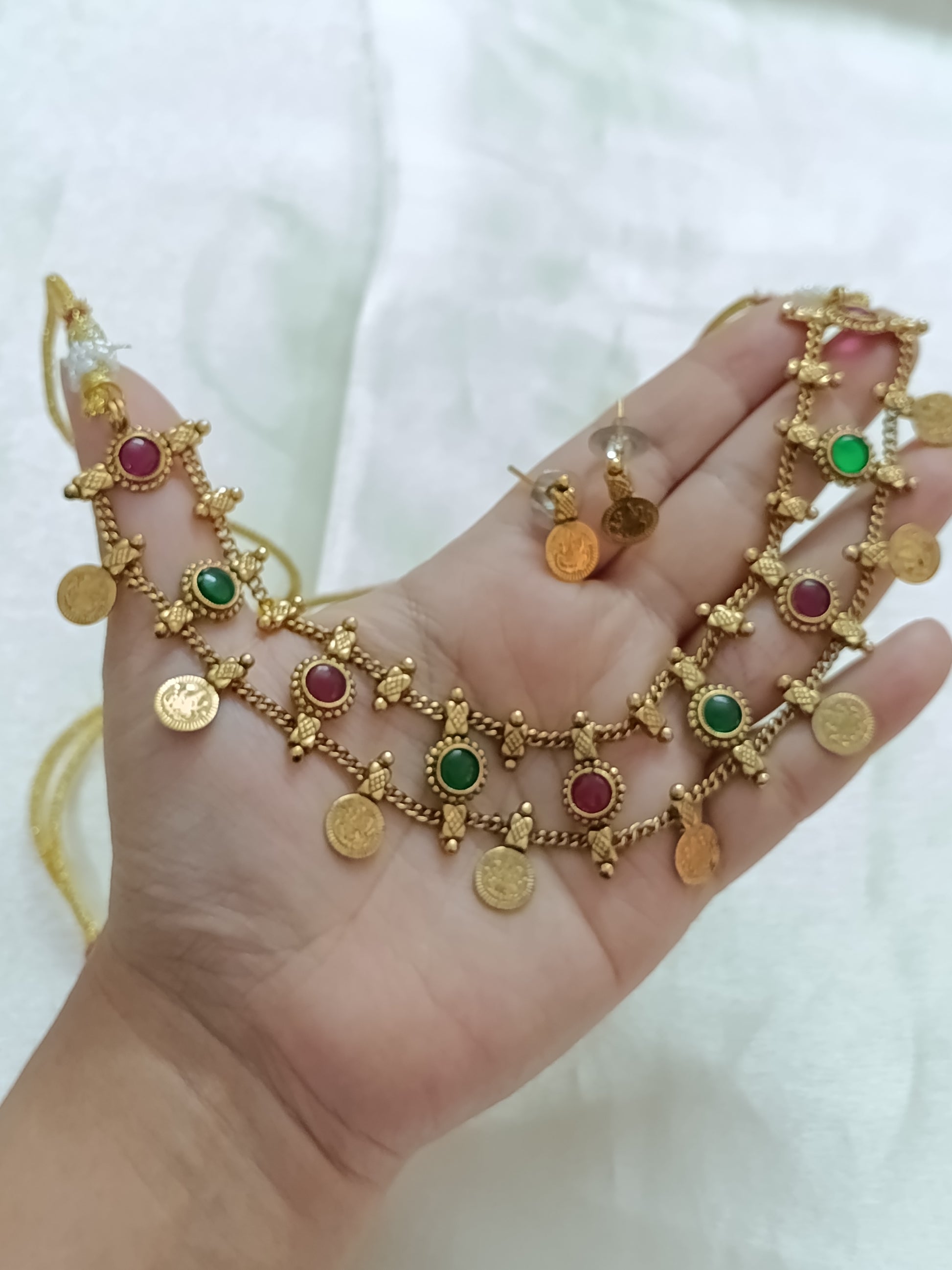 Lakshmi Kasu Necklace V1