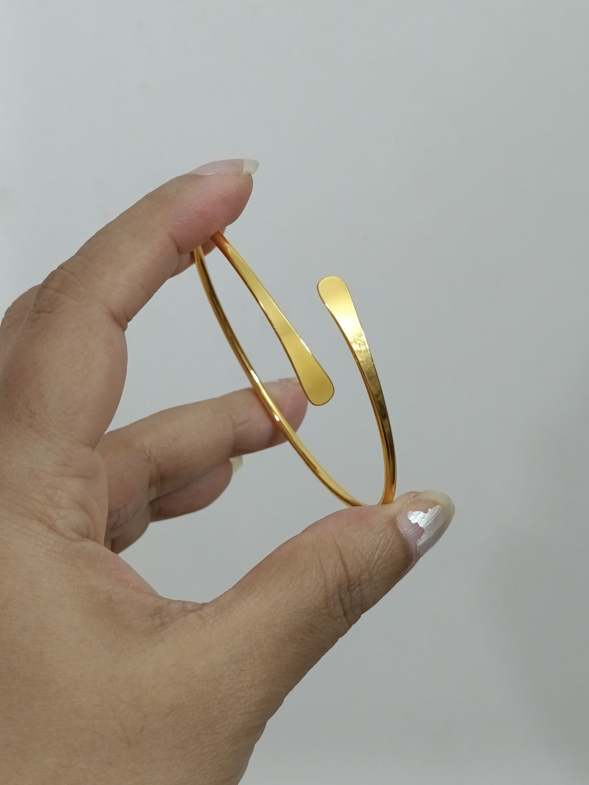 Micro Polish Open Bangle V4