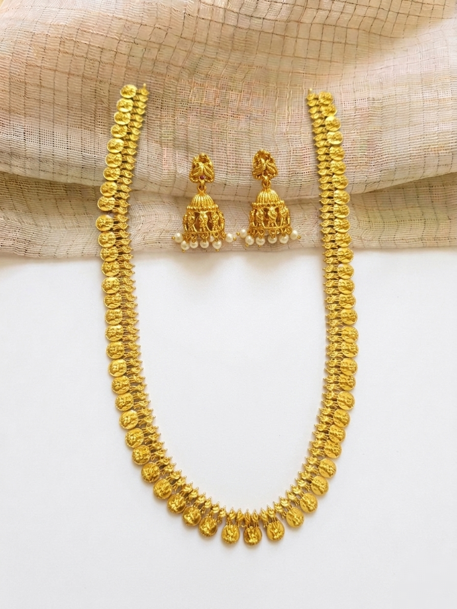Coin Long Necklace Set