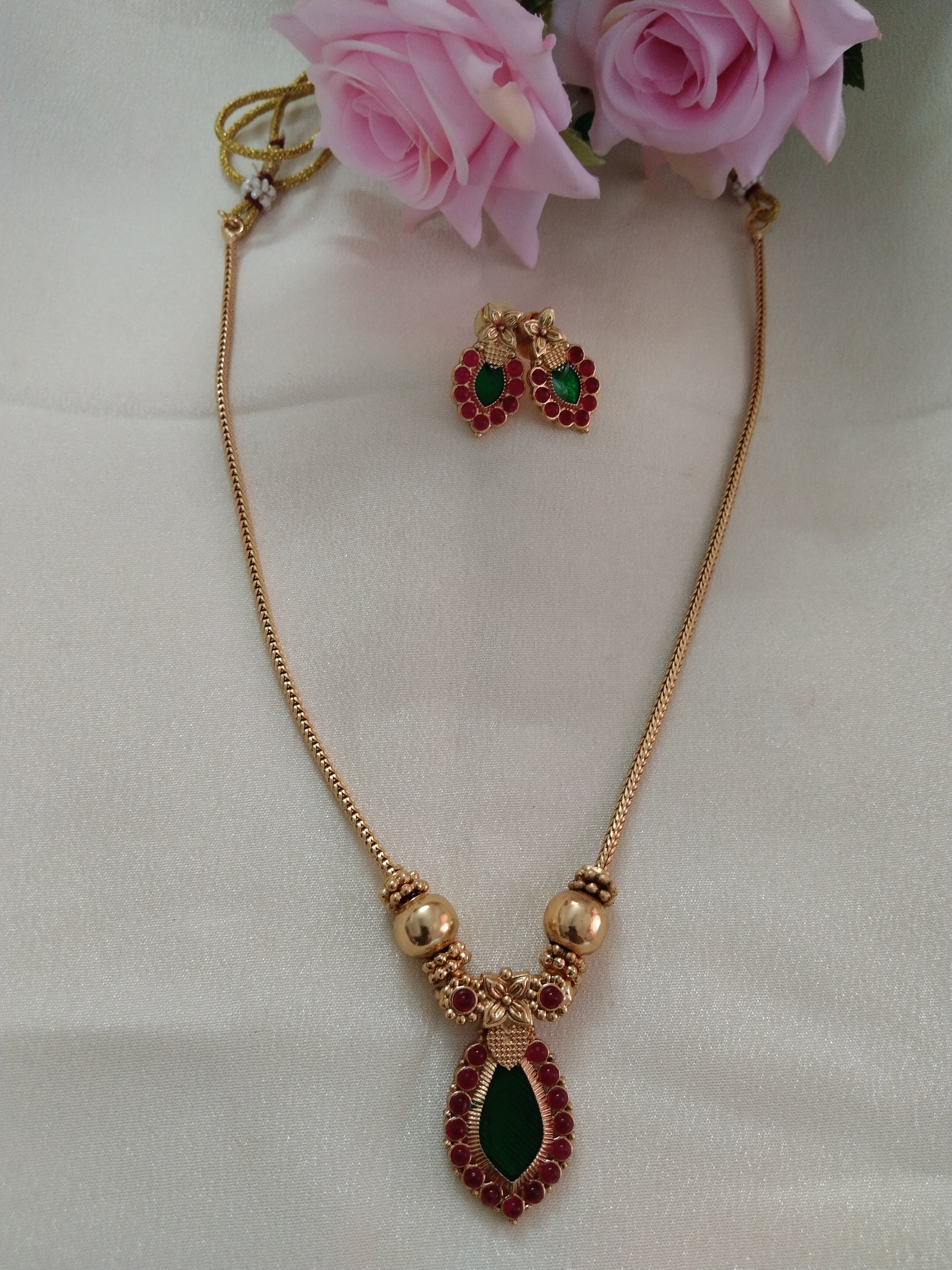 Low Budget Nagapadam Necklace Set V2