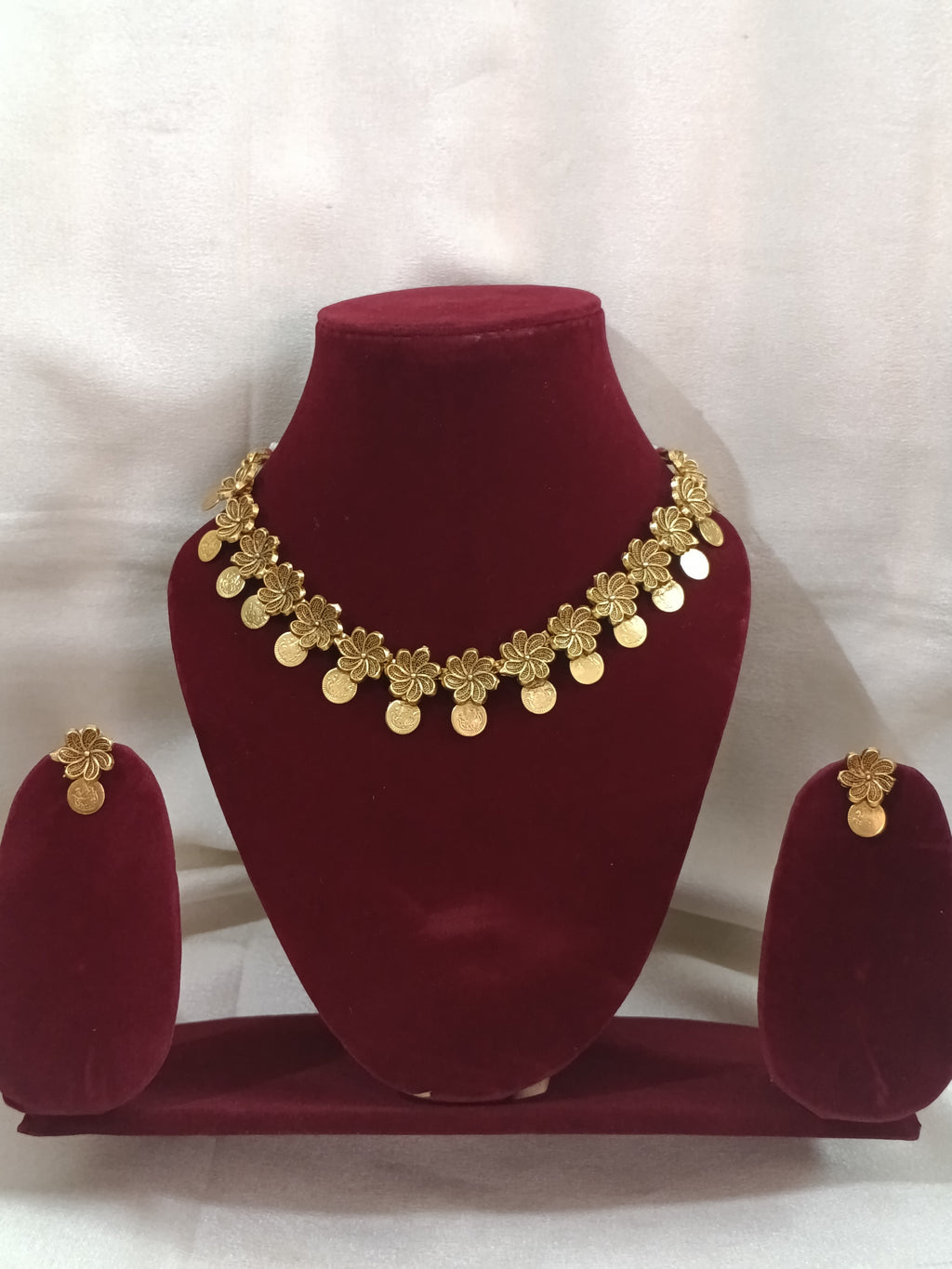 Coin Flower Necklace Set V2