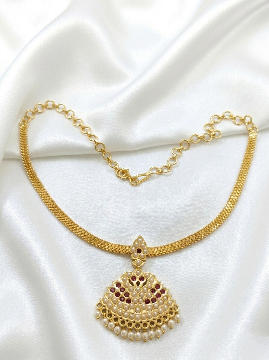 Micro Polish Attigai Necklace