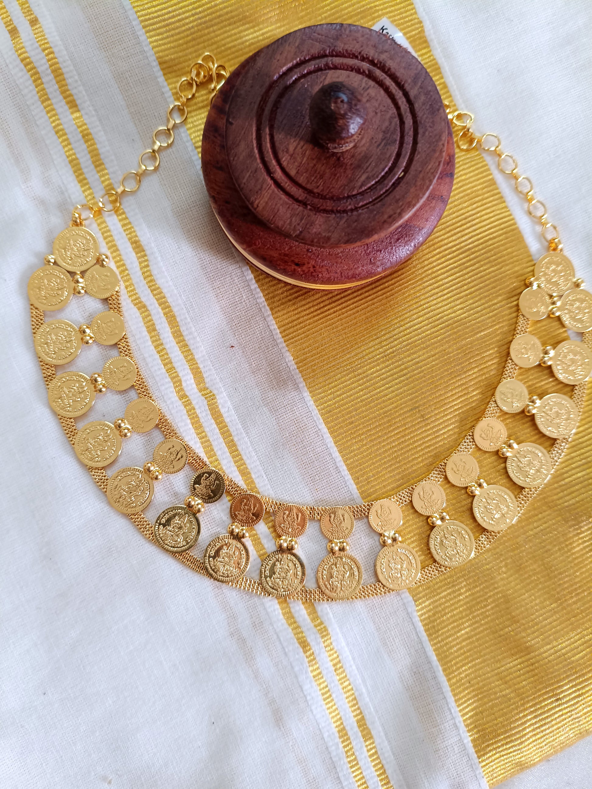 Micro Polish Flexible Coin Necklace