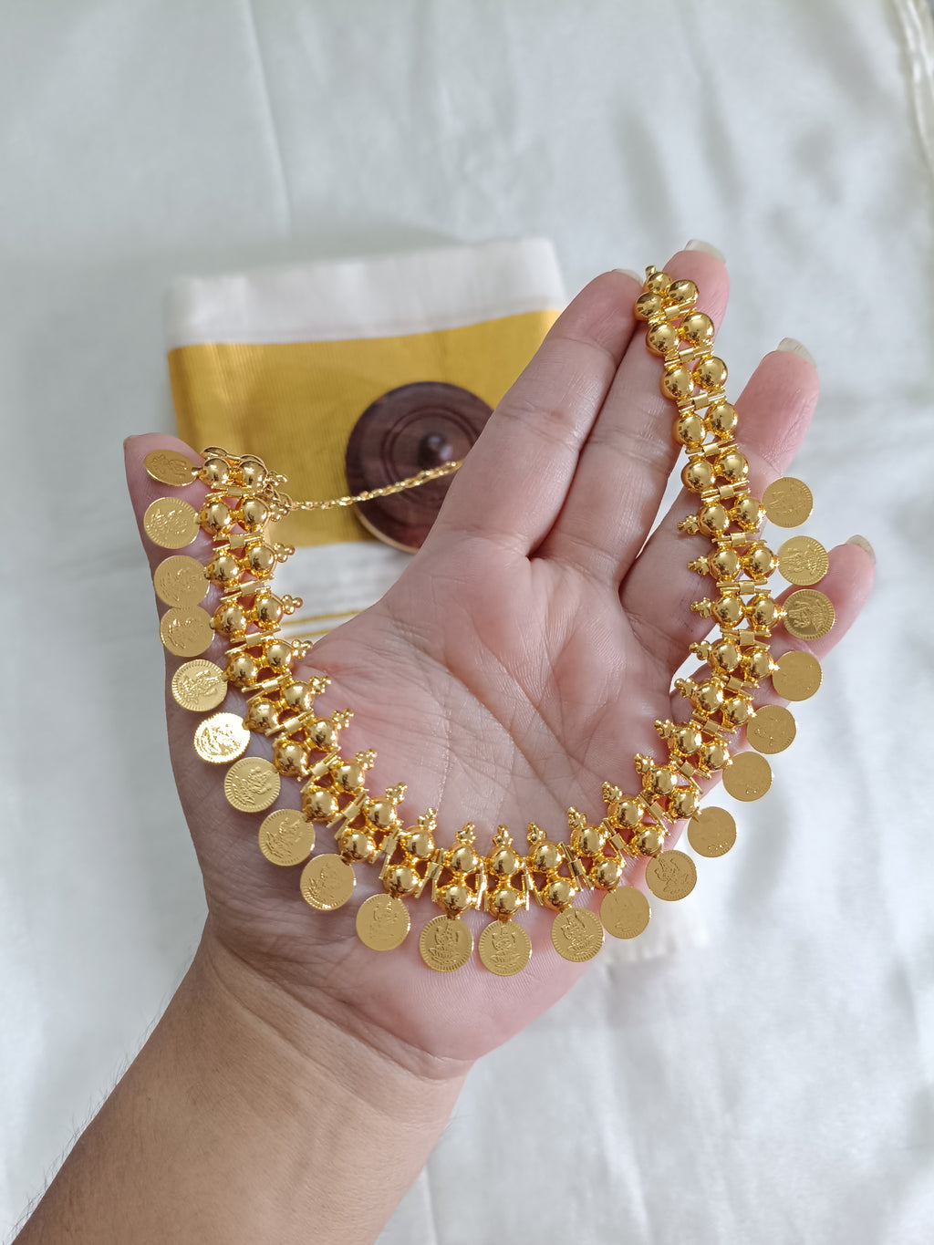 Micro Polish Coin Necklace V2