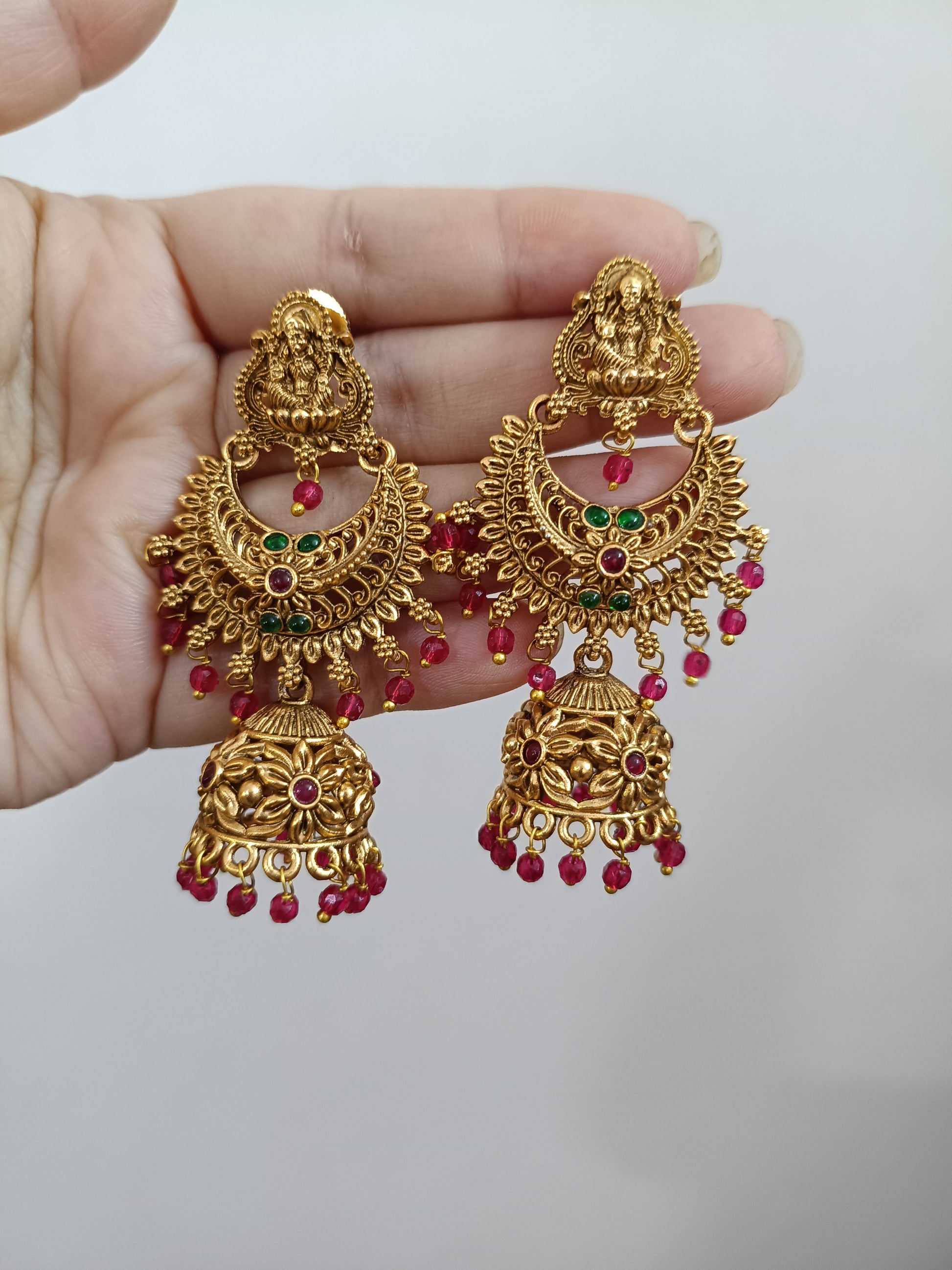 Lakshmi Jhumka Earring V12