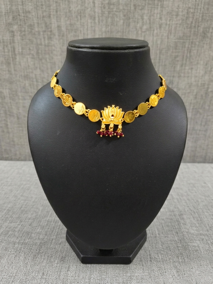 Micro Polish Coin Thamara Choker Set