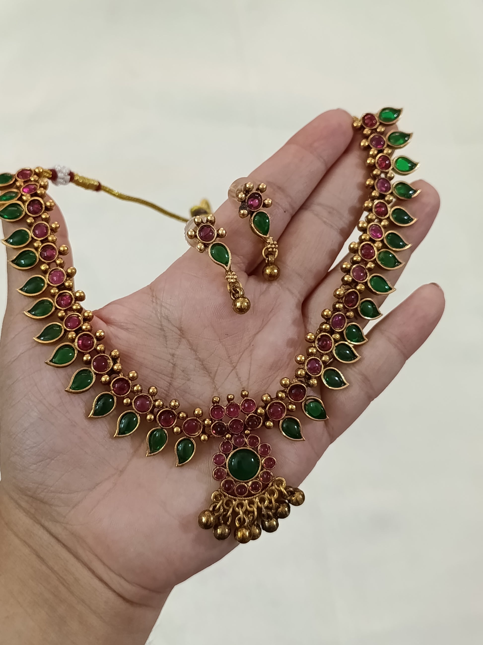 Multi Mullamottu Necklace set V2