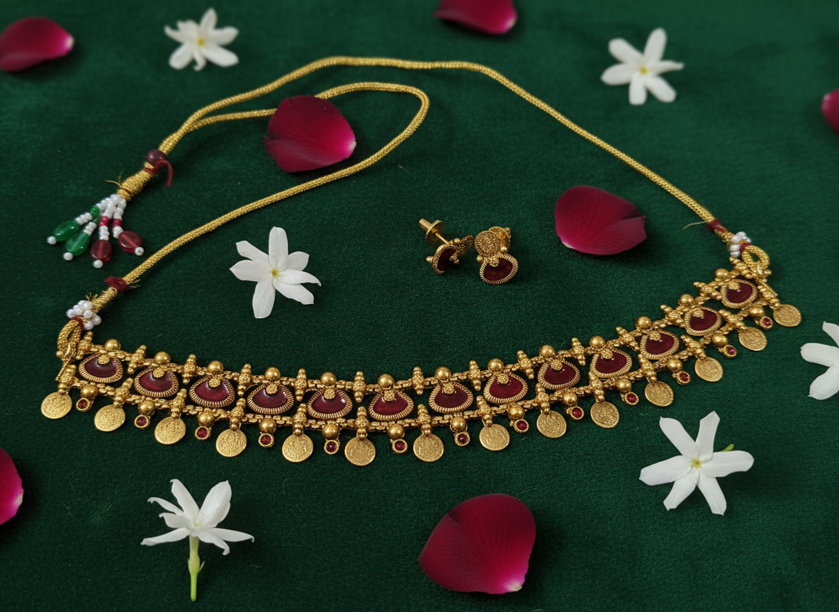 Coin Petal Choker V3
