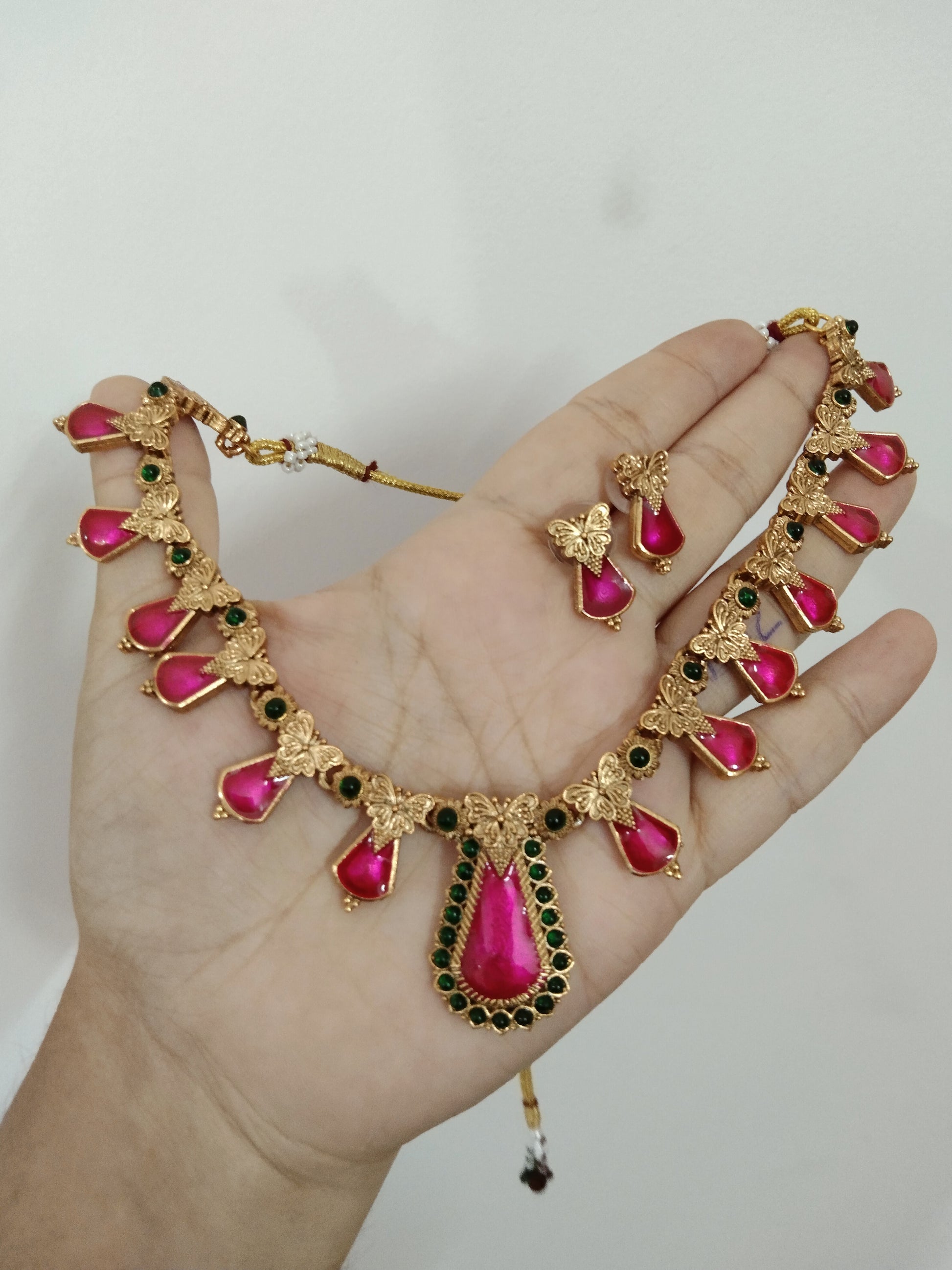 Fusion Nagapadam Necklace Set V1