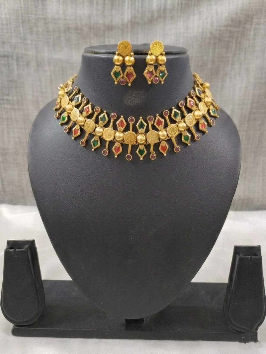 Palakka Coin Choker Set V2