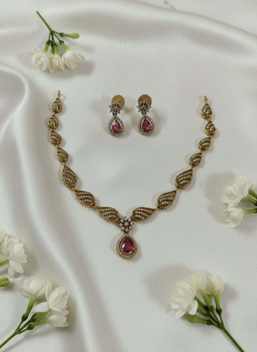 AD Stone Necklace V27