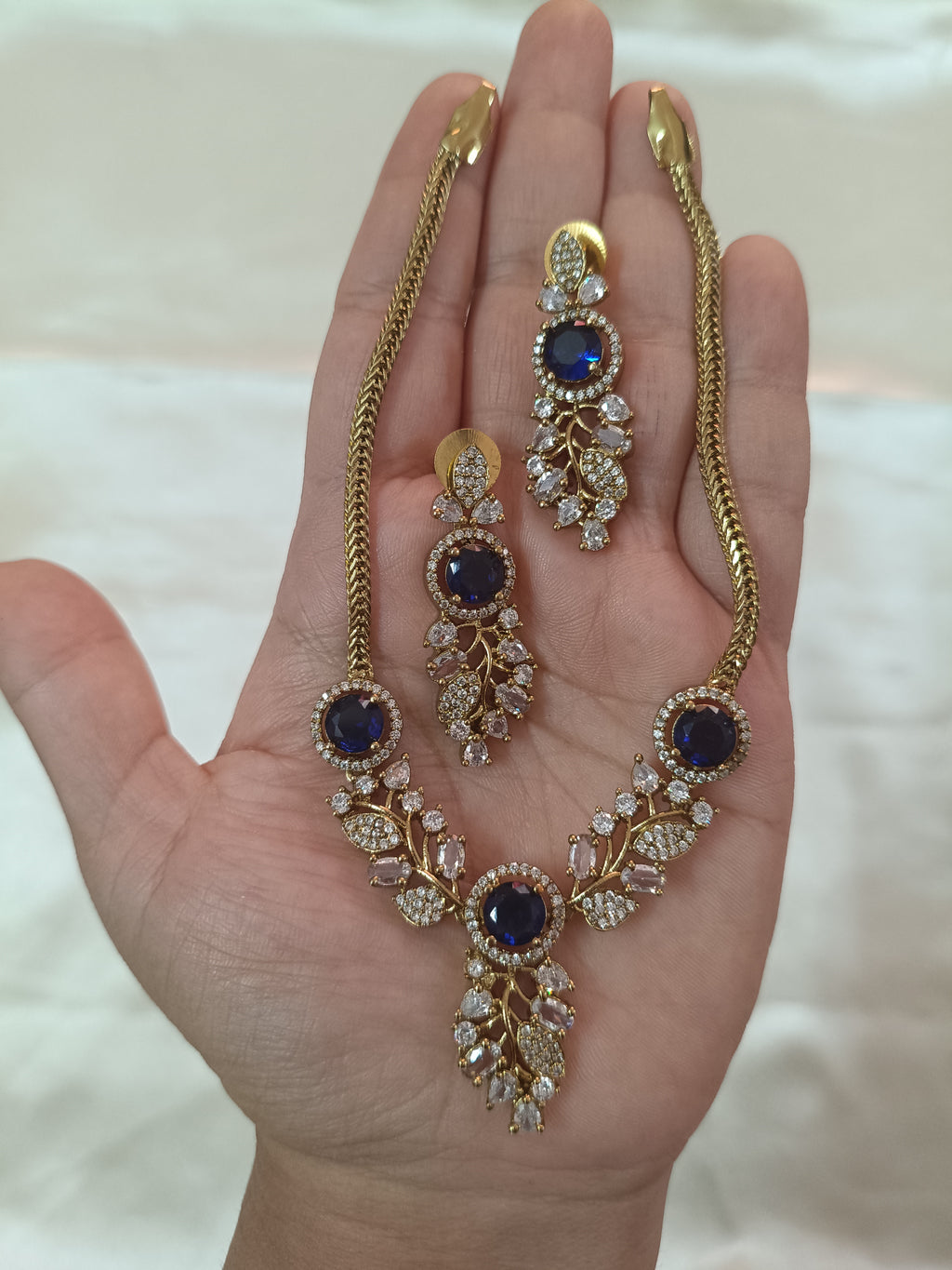 AD Flower Necklace Set V46