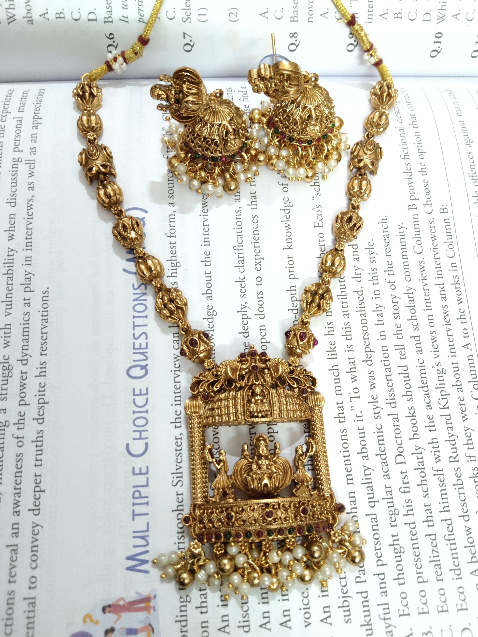 Budget Friendly Lakshmi Necklace Set 2