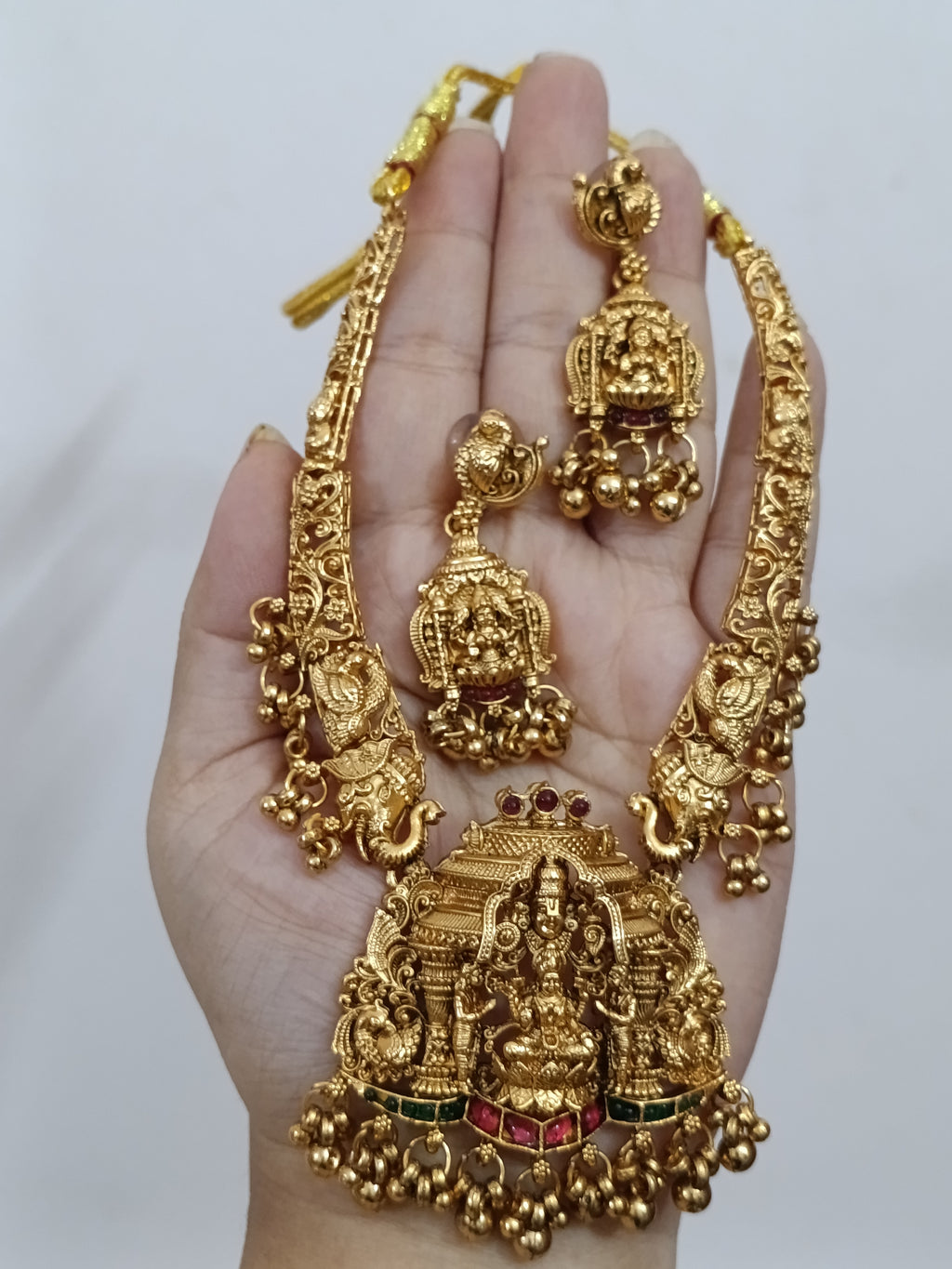 Lakshmi Hasli Necklace Set V3
