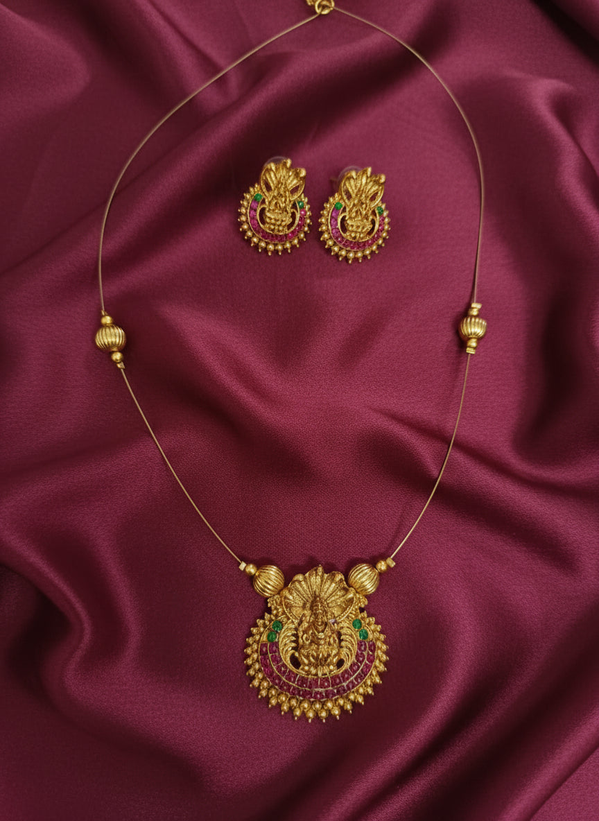 Lakshmi Pendant Invisible Chain