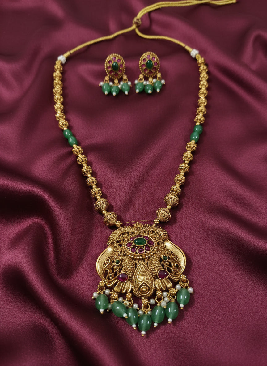 Non idol Mid Long Necklace Set V4