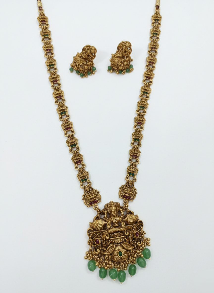 Lakshmi Long Necklace Set