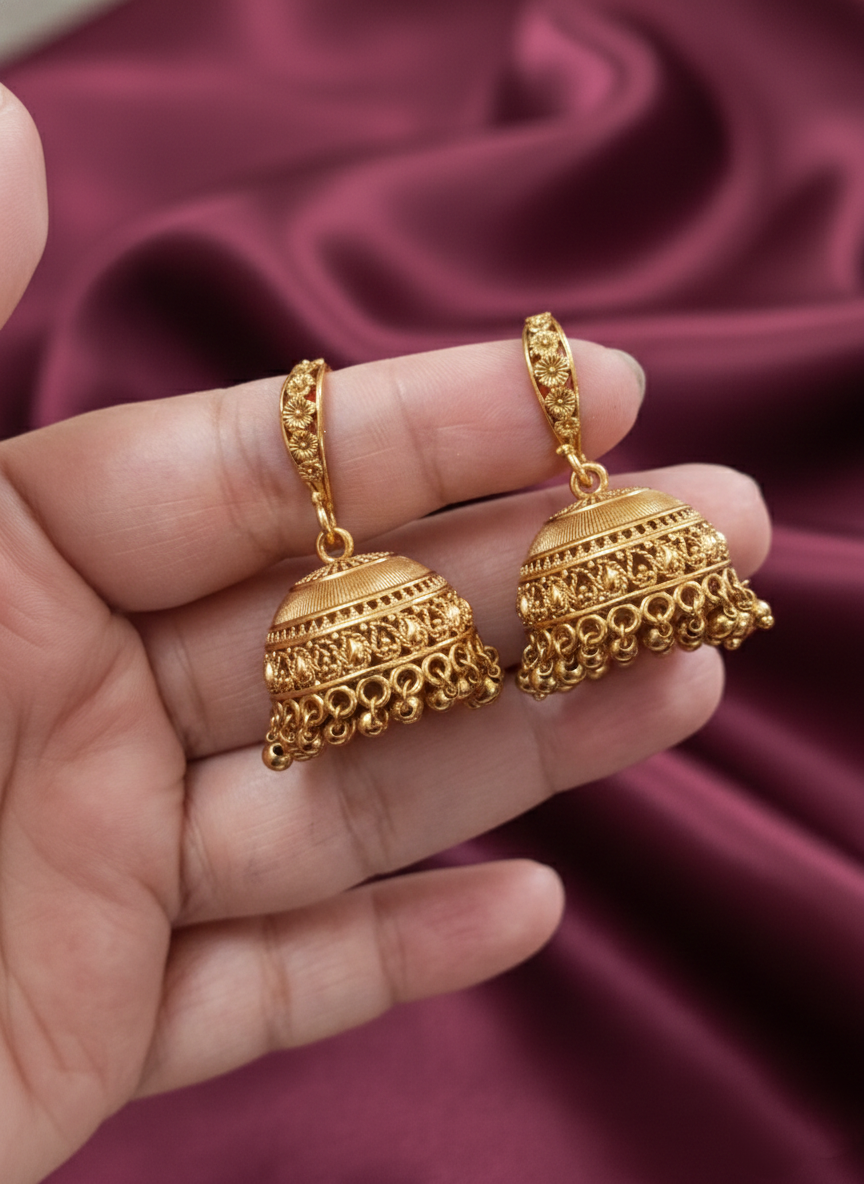 Low Budget Hook Jhumka Earring