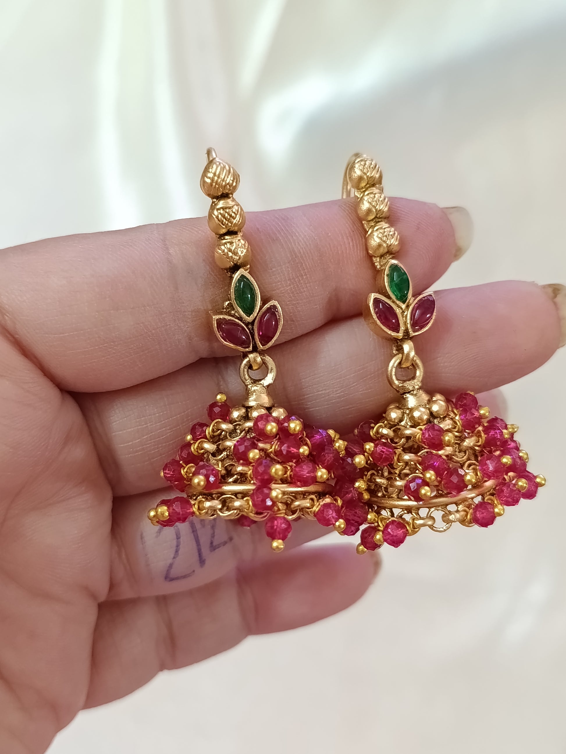 Beaded Hook Jhumka