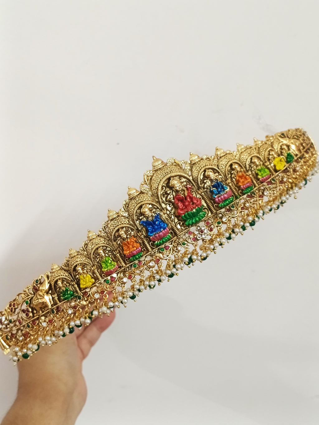 Premium Quality Enamel Lakshmi Hipbelt