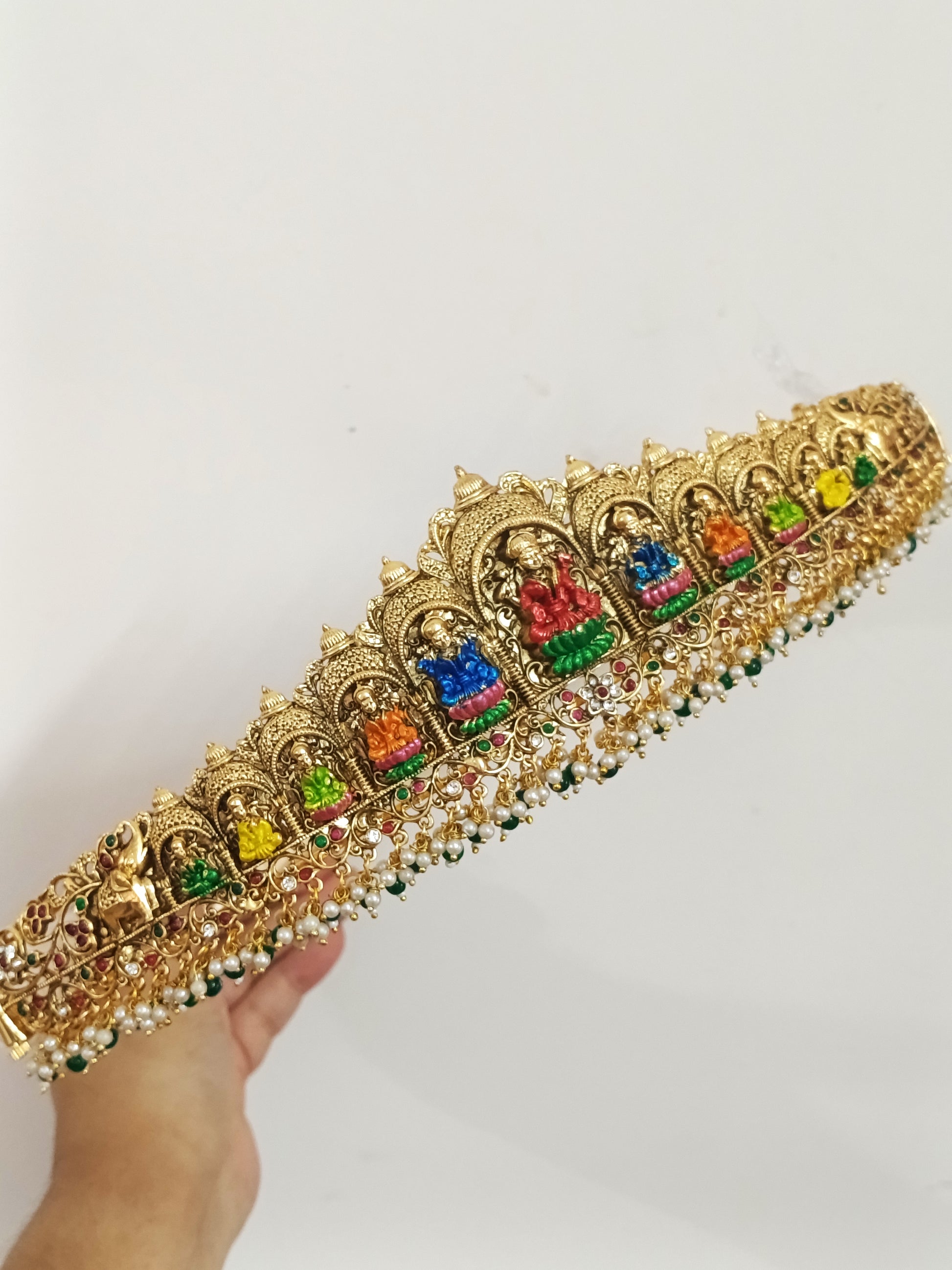 Premium Quality Enamel Lakshmi Hipbelt