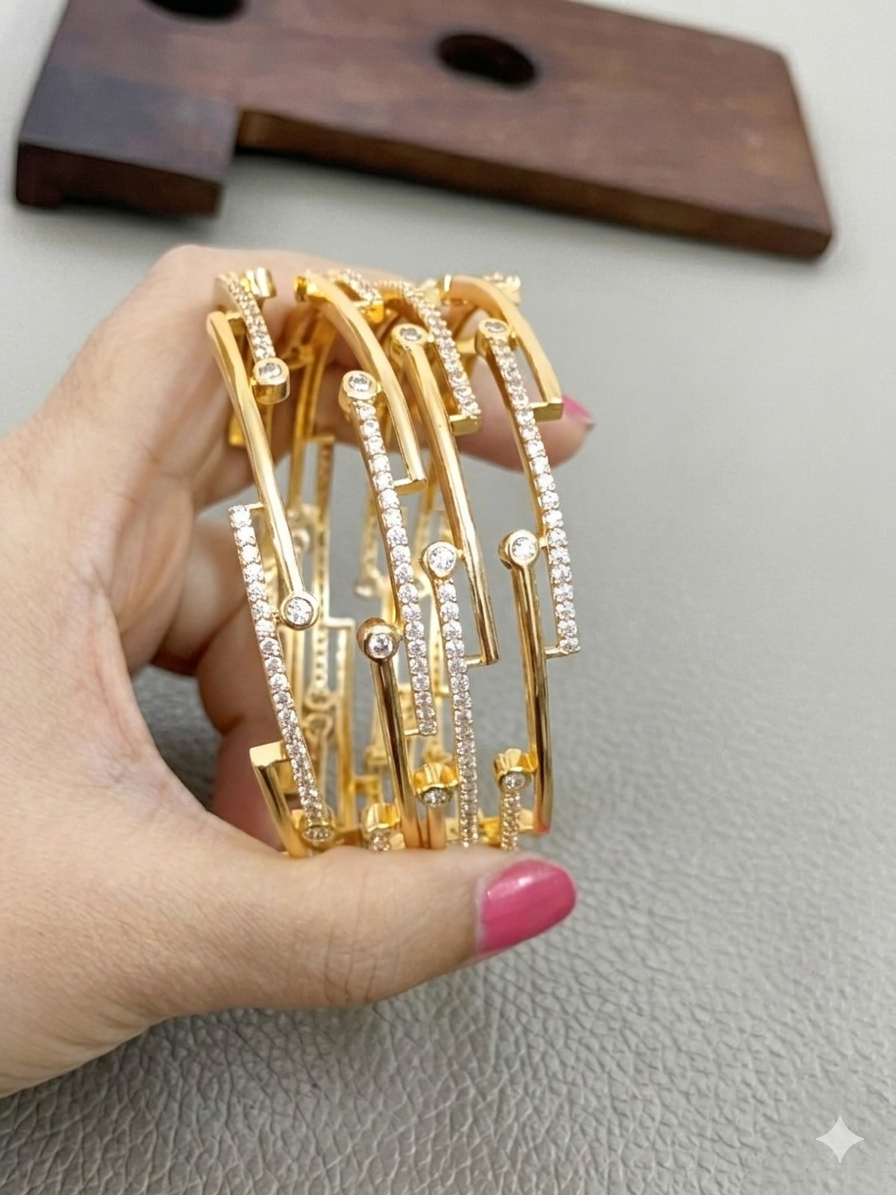 AD Bangles Set of 4 V7