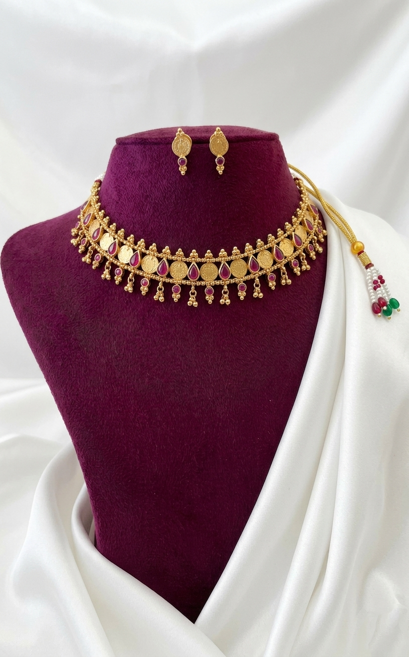 Coin Petal Choker V4
