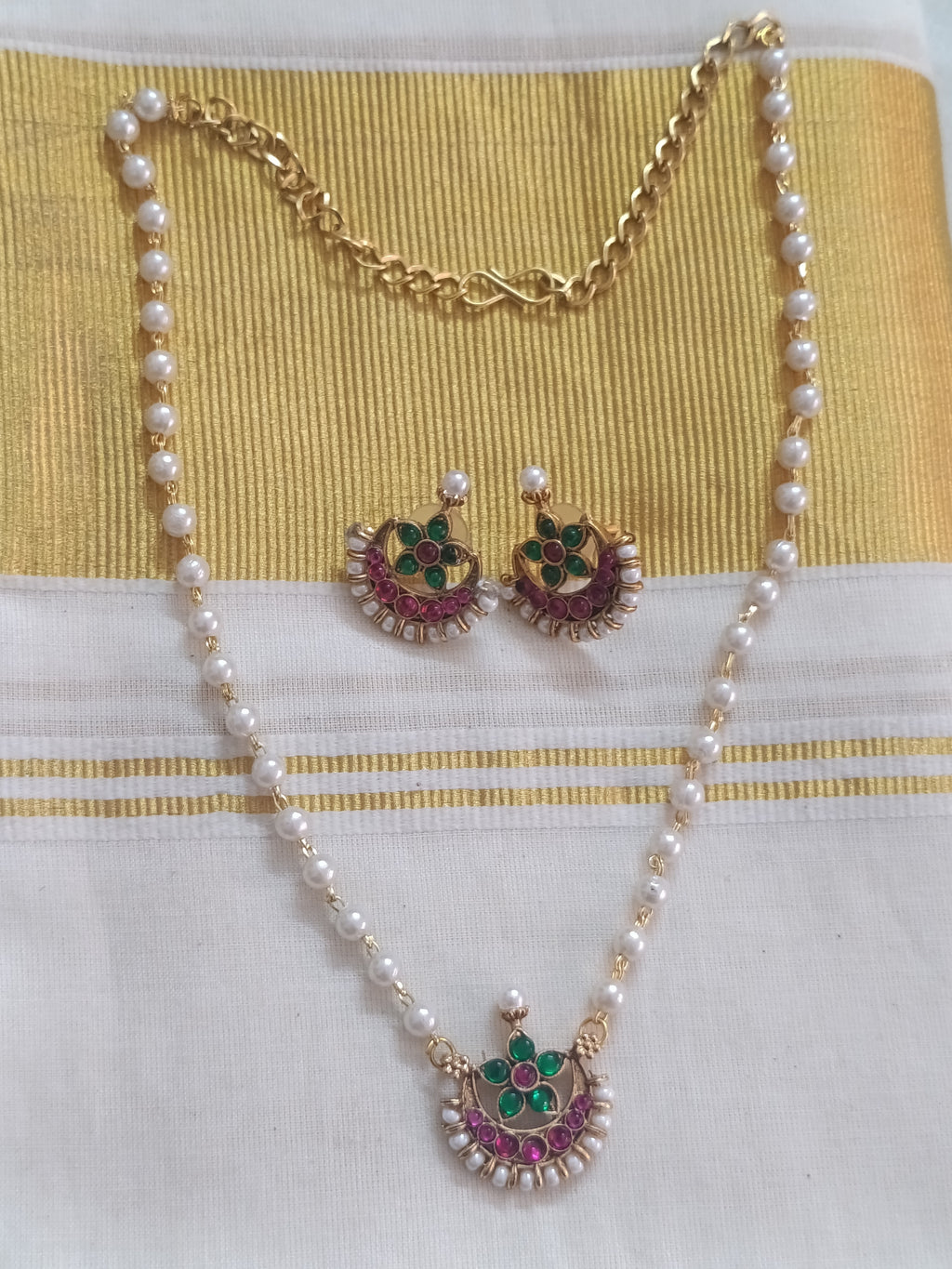 Pearl Necklace Set V221