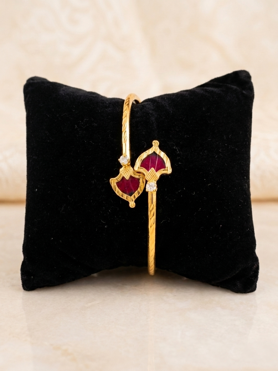 Micro Polish Palakka Adjustable Bangle