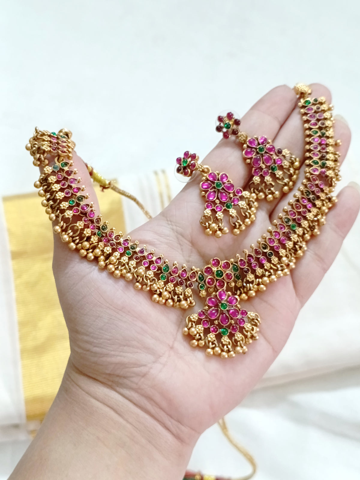 Floral Necklace Set V245