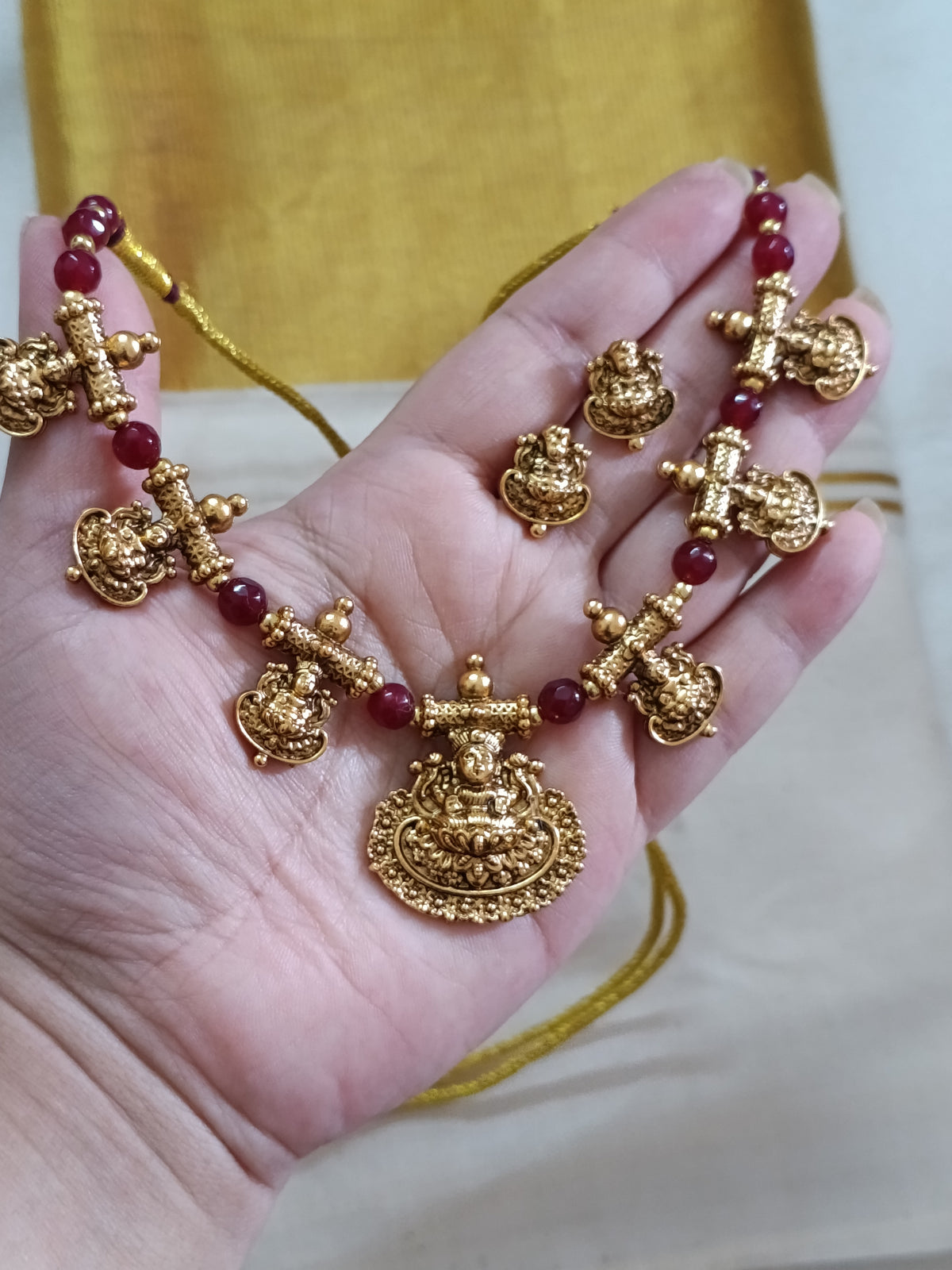 Lakshmi Bead Necklace Set