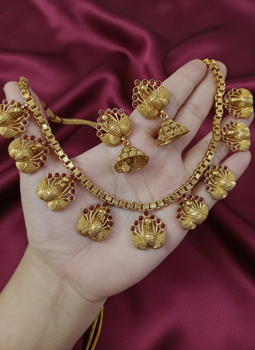 Peacock Necklace Set V3
