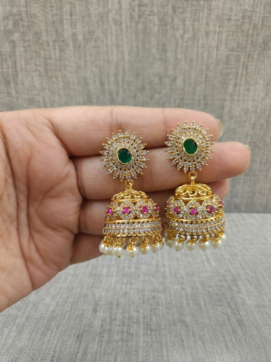 AD Jhumka Earring