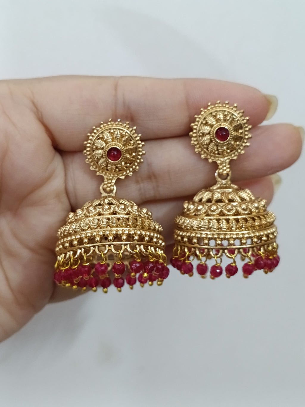 Non Idol Jhumka Earring V7