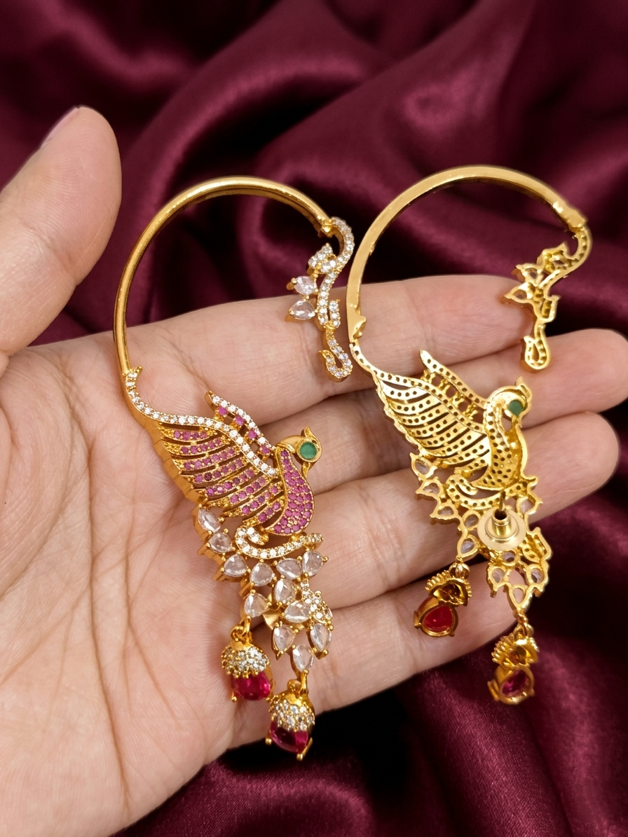 AD Peacock Earring
