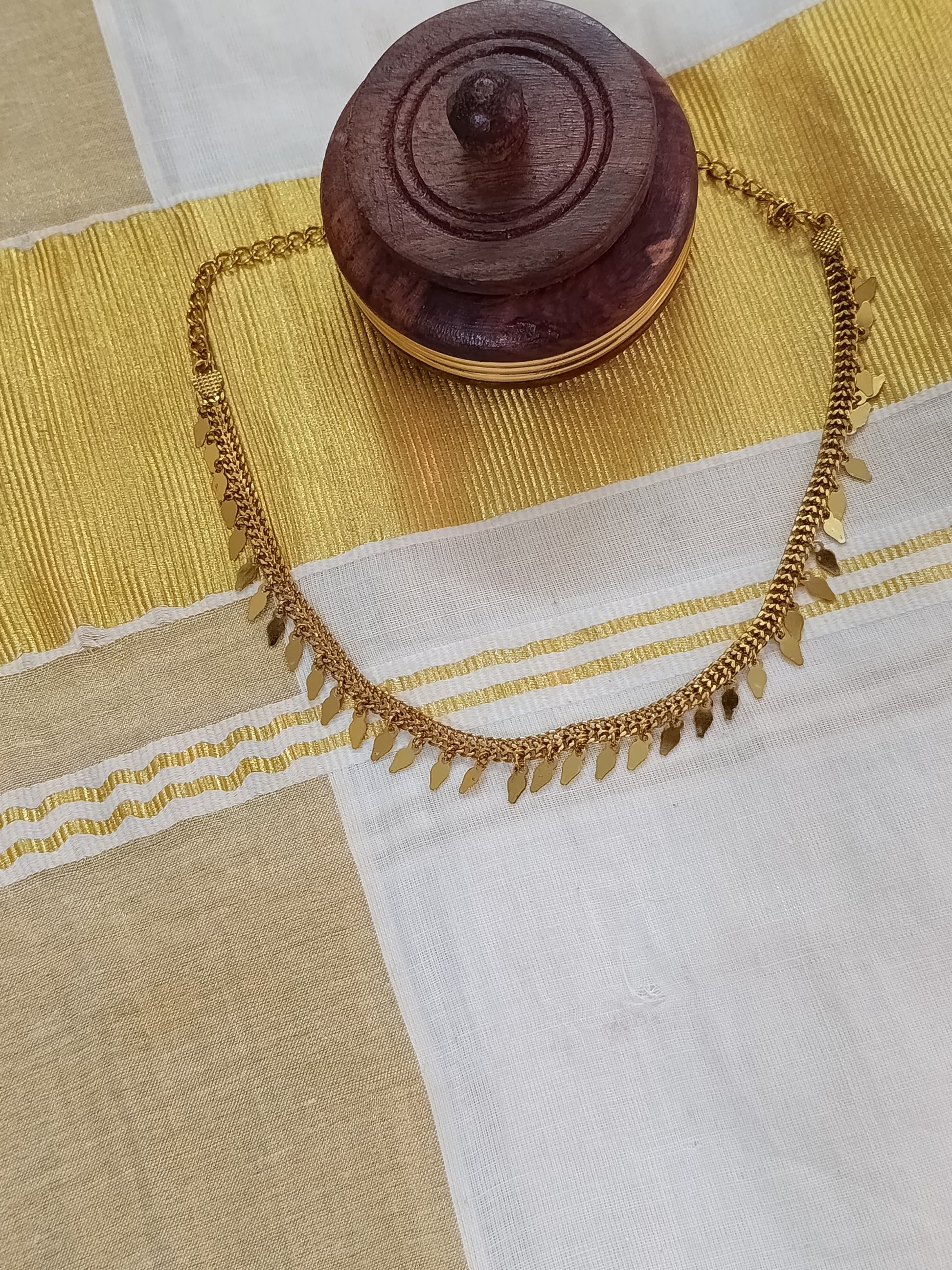 Mehandi Polish Elakathali Necklace