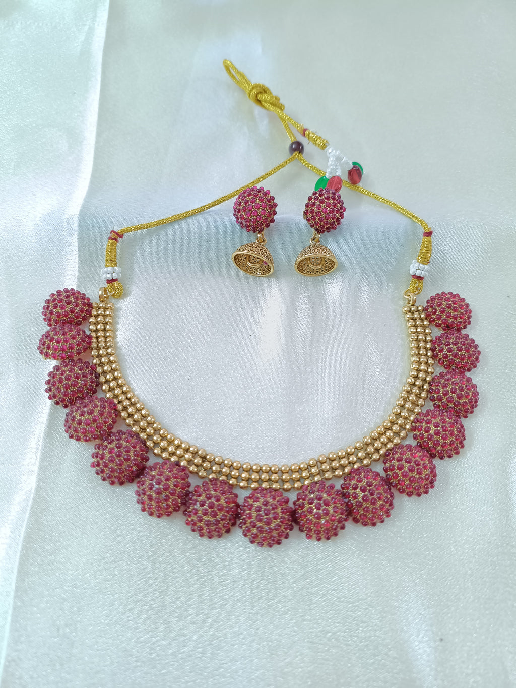 Matte Finish Necklace Set V10