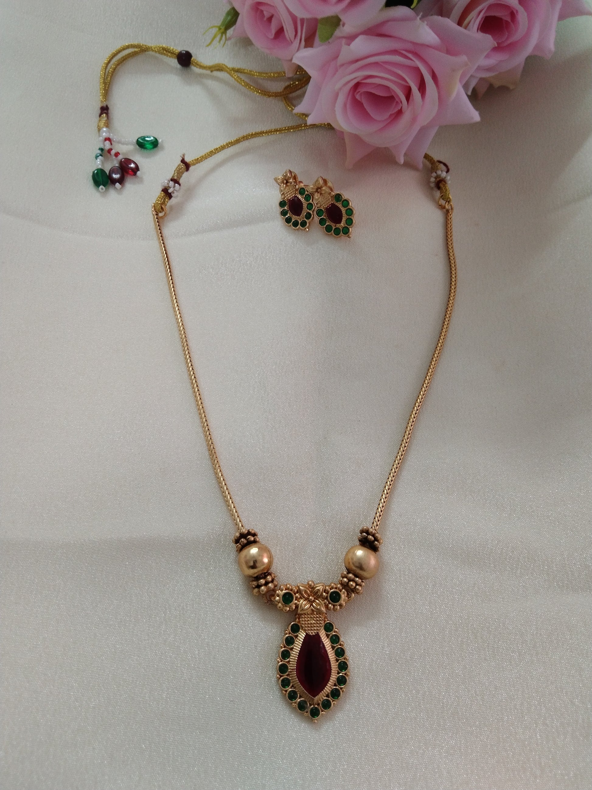 Low Budget Nagapadam Necklace Set V2