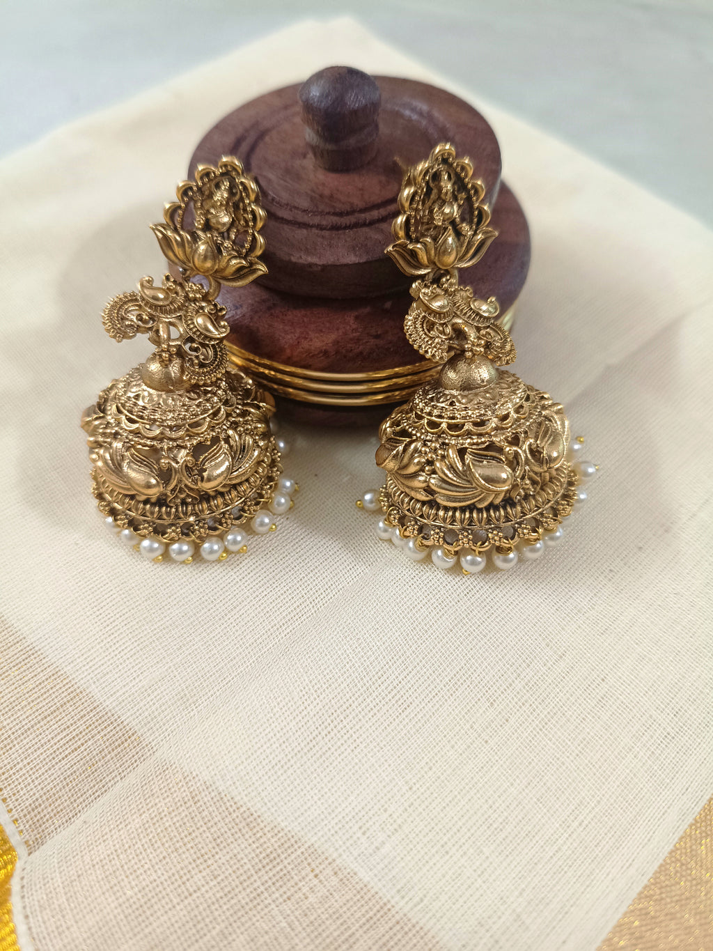 Lakshmi Bridal Jhumka Earring V4