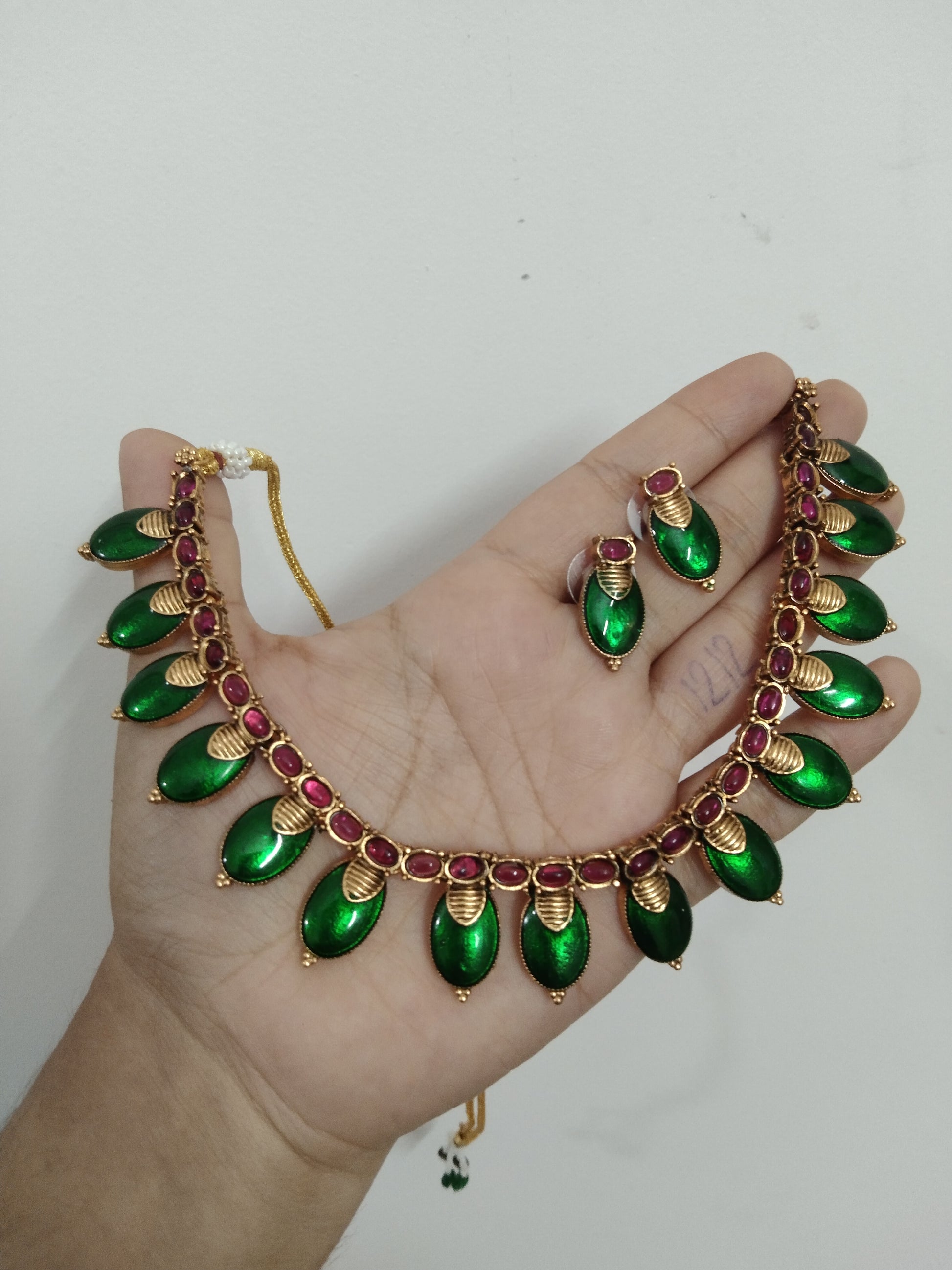 Nagapadam Necklace Set V7